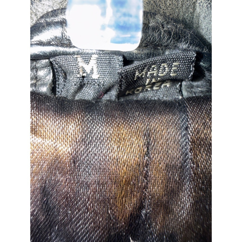 Vintage AM2 by Andrew Marc Leather Biker Jacket w/ Fringe – Size Medium - Picture 5 of 11